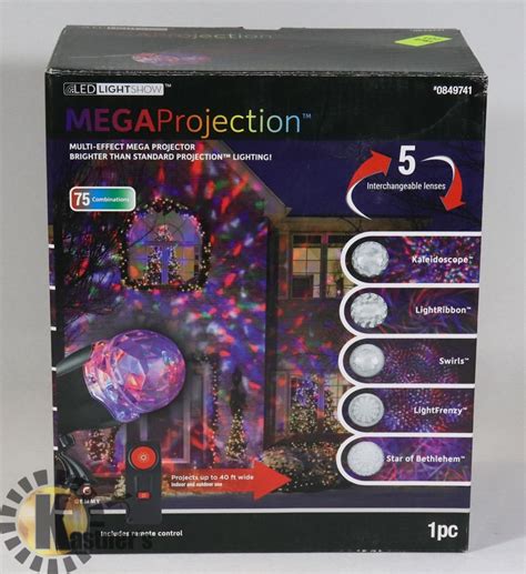 led lightshow mega projection